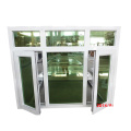 European standards thermal break double laminated glazed swing opening casement window hopo aluminum window
